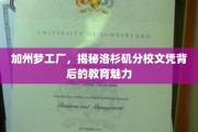 解码洛杉矶，揭秘加州梦工厂的教育奇迹
