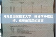 乌克兰国家技术大学学子风采，揭开荣耀成绩背后的感人历程
