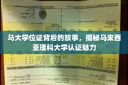 探寻马大文凭背后，马来西亚理科大学认证的独特魅力