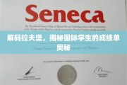 揭开拉夫堡留学成绩单的神秘面纱