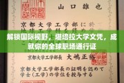 跨国职场护照，堪培拉大学文凭助你翱翔国际舞台