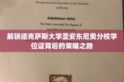探寻德克萨斯大学圣安东尼奥分校学子荣耀成就的秘密通道