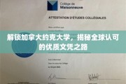 走进约克大学，探索国际认可的卓越学位奥秘