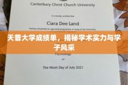 天普大学学子风采展，揭秘学术实力背后的璀璨光芒