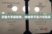 近畿大学学子实力与风采一览，揭秘成绩单背后的精彩