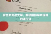 跨国学术殿堂的钥匙，荷兰萨克逊大学引领国际成就之路