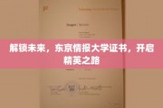 东京情报大学证书，领航未来精英启程之旅