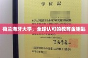 探索荷兰海牙大学，开启国际认可的学术之门