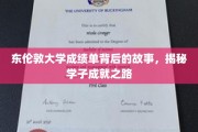 东伦敦学子秘境，揭开成绩单背后的辉煌足迹