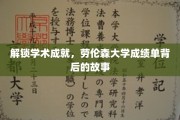 揭秘劳伦森大学，探索成绩单背后的学术奇迹