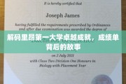里昂第一大学荣耀揭秘，揭秘非凡成绩单背后的传奇历程