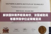 商界精英新篇章，法国威勒高商学位荣耀映照全球视野