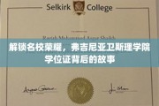 揭秘弗吉尼亚卫斯理学院，学位证背后的传奇之路