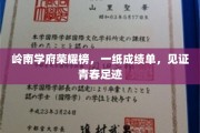 青春足迹荣耀榜，岭南学府学子成就盘点