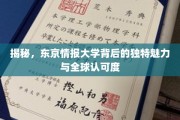 东京情报大学，国际视野中的教育瑰宝与非凡影响力