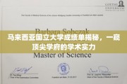 马来西亚国立大学成绩单背后的学术魅力探秘