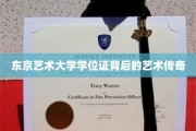 艺术殿堂的通行证，揭秘东京艺术大学学位证的传奇故事
