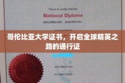 哥伦比亚大学证书，迈向国际精英殿堂的钥匙
