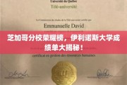 伊利诺斯大学芝加哥分校，揭秘辉煌成就背后的实力成绩单