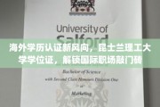 海外学历新里程，昆士兰理工学位，助力你开启全球职场之旅