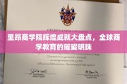 里昂商学院荣耀历程，探索全球商学教育的璀璨之星