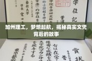 加州理工，梦想起航，揭秘真实文凭背后的故事