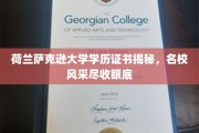 荷兰萨克逊大学文凭背后的名校魅力一探究竟