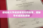 探索都柏林大学成绩单背后的传奇，解码卓越学术的秘密