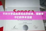千叶大学成绩单背后的秘密，学子们的学术轨迹大揭秘