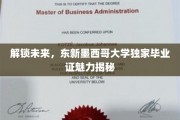 未来钥匙，东新墨西哥大学毕业证背后的非凡魅力大揭秘