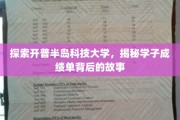 走进开普半岛科大，解码学子成绩单背后的精彩篇章