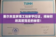 墨尔本皇家理工学位证揭秘，职场高薪背后的惊人真相！