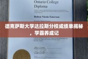 解码德克萨斯大学达拉斯分校学霸之路，成绩单背后的养成秘诀
