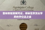探秘普林斯顿，一纸学位证背后的顶尖学府传奇