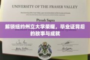 探寻纽约州立大学荣耀之路，毕业证书背后的传奇与辉煌