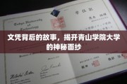 青山学府秘闻录，文凭背后，那些不为人知的传奇故事