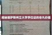 探寻堪萨斯州立大学学位证的神秘魅力与无限潜力