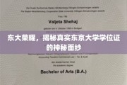 揭开东大传奇，深度探寻东京大学学位证背后的奥秘