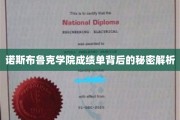 揭开诺斯布鲁克学院成绩单背后的神秘面纱