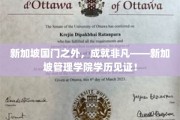 新加坡教育新地标，新加坡管理学院，国际学历闪耀全球舞台