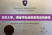 解码又石大学，成绩单背后的神秘世界