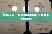 解锁未来，亚冈昆学院学位证背后的无限可能
