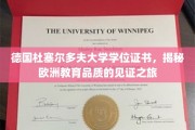 探索杜塞尔多夫大学，欧洲教育品质的璀璨名片