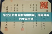 校园秘境，毕业证书背后的青春足迹与真实校园生活探秘