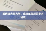 探索埃夫里大学，揭开成绩单背后的学术奥秘