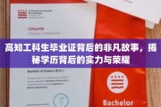 解码高知工科精英，毕业证背后的辉煌历程与实力见证