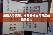 解码东京大学辉煌，探寻世界名校文凭的无尽魅力