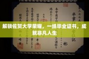 佐贺大学荣耀见证，毕业证书背后的非凡人生之路