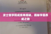 探索波士顿学院学霸养成记，成绩单背后的秘密解析