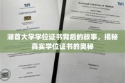 湖首大学学位证书背后的故事，揭秘真实学位证书的奥秘
